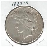1922-S Peace Silver Dollar 1922-S Peace Silver Dollar