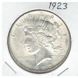 1923 Peace Silver Dollar