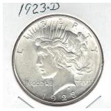 1923-D Peace Silver Dollar