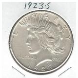 1923-S Peace Silver Dollar