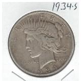 1934-S Peace Silver Dollar 1934-S Peace Silver Dollar