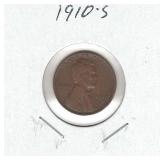 1910-S Lincoln Wheat Cent 1910-S Lincoln Wheat Cent