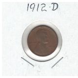 1912-D Lincoln Wheat Cent 1912-D Lincoln Wheat Cent
