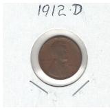 1912-D Lincoln Wheat Cent