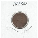 1913-D Lincoln Wheat Cent 1913-D Lincoln Wheat Cent