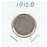 1912-D Liberty Nickel