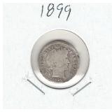 1899 U.S. Silver Barber Dime