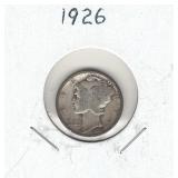 1926 Mercury Silver Dime