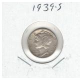1939-S Mercury Silver Dime 1939-S Mercury Silver Dime