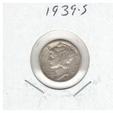 1939-S Mercury Silver Dime