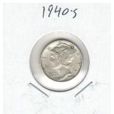 1940-S Mercury Silver Dime 1940-S Mercury Silver Dime