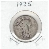 1925 Standing Liberty Silver Quarter