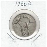 1926-D Standing Liberty Silver Quarter