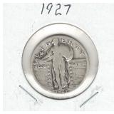 1927 Standing Liberty Silver Quarter