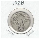 1928 Standing Liberty Silver Quarter