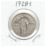 1928-S Standing Liberty Silver Quarter