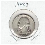 1940-S Washington Silver Quarter