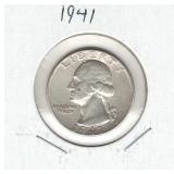 1941 Washington Silver Quarter 1941 Washington Silver Quarter