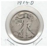 1919-D Walking Liberty Silver Half Dollar 1919-D Walking Liberty Silver Half Dollar