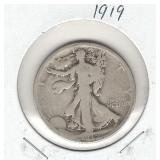 1919 Walking Liberty Silver Half Dollar 1919 Walking Liberty Silver Half Dollar
