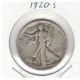 1920-S Walking Liberty Silver Half Dollar 1920-S Walking Liberty Silver Half Dollar