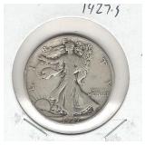 1927-S Walking Liberty Silver Half Dollar