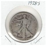 1928-S Walking Liberty Silver Half Dollar