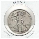 1929-S Walking Liberty Silver Half Dollar