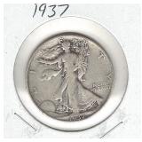 1937 Walking Liberty Silver Half Dollar 1937 Walking Liberty Silver Half Dollar