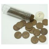 Solid Date Roll 1910 Lincoln Cents Solid Date Roll 1910 Lincoln Cents