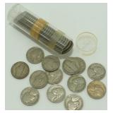 Solid Date Roll 1942-D Jefferson Nickels Solid Date Roll 1942-D Jefferson Nickels
