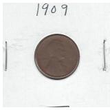 1909 Lincoln Wheat Cent