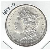 1884-O Morgan Silver Dollar