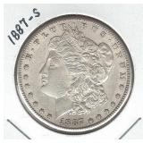 1887-S Morgan Silver Dollar 1887-S Morgan Silver Dollar