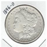 1896-O Morgan Silver Dollar