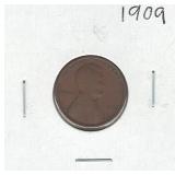 1909 Lincoln Wheat Cent