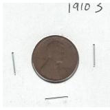 1910-S Lincoln Wheat Cent