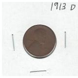 1913-D Lincoln Wheat Cent