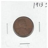 1913-S Lincoln Wheat Cent