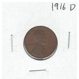 1916-D Lincoln Wheat Cent