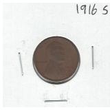 1916-S Lincoln Wheat Cent 1916-S Lincoln Wheat Cent