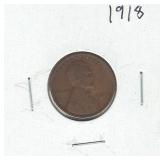 1918 Lincoln Wheat Cent