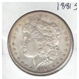 1881-S Morgan Silver Dollar 1881-S Morgan Silver Dollar