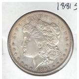 1881-S Morgan Silver Dollar