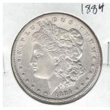 1884 Morgan Silver Dollar