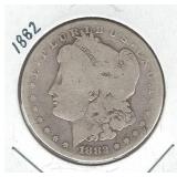 1882 Morgan Silver Dollar