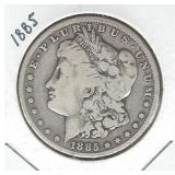 1885 Morgan Silver Dollar