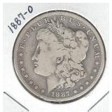 1887-O Morgan Silver Dollar