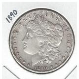 1890 Morgan Silver Dollar