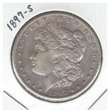 1897-S Morgan Silver Dollar